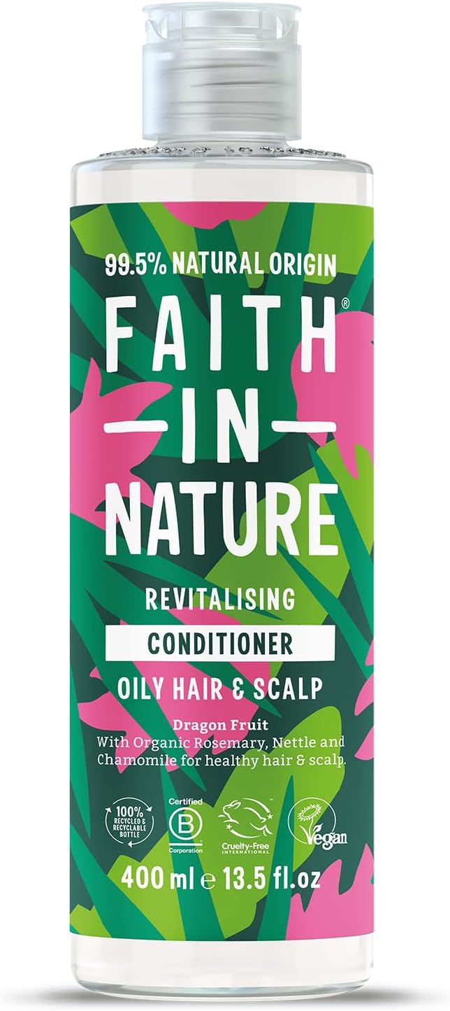 400 ml | Revitalising Conditioner | Dragon Fruit for Oily Hair & Scalp | 99.5% Natural Origin | With Organic Rosemary, Nettle & Chamomile | Vegan & Cruelty-Free