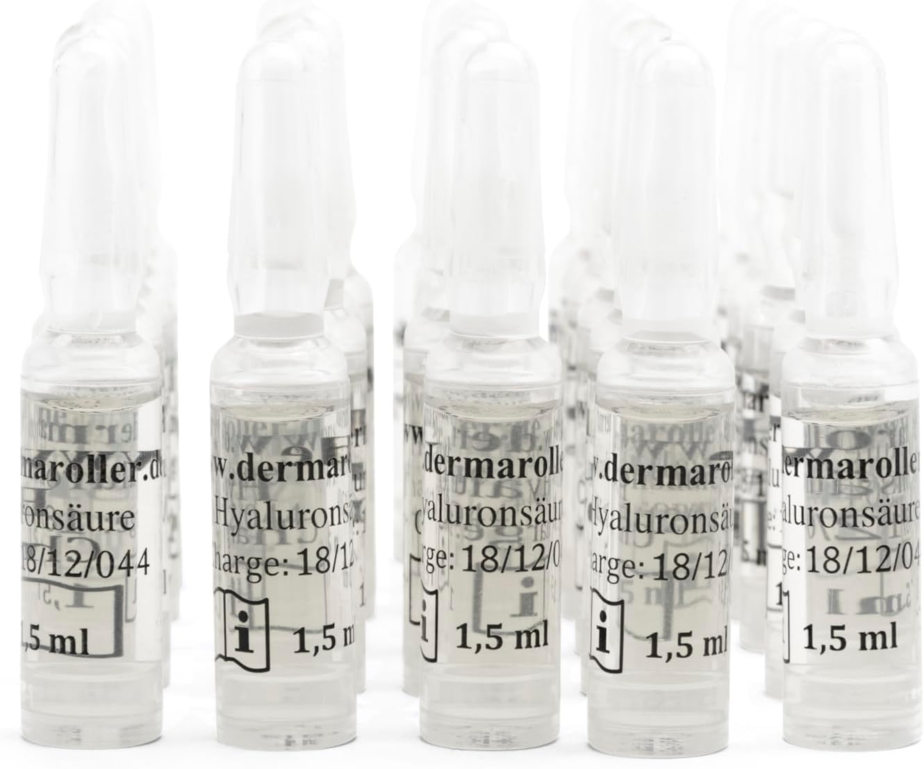 Ampullen 0,35% Hyaluronzuur, Per Stuk Verpakt (1 X 30 Stuks), Wit