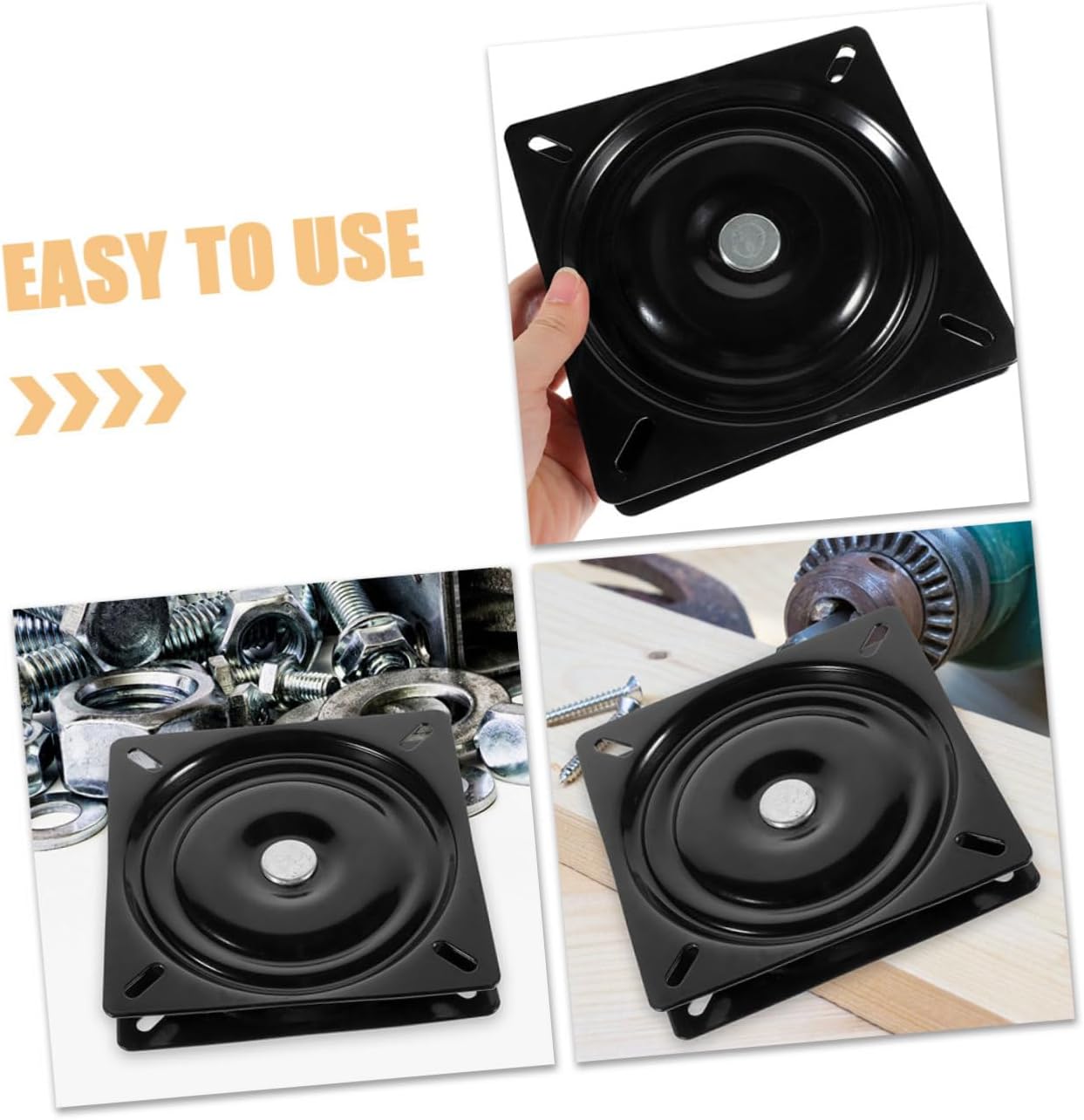 Automatic Return Turntable Base Track Heavy Duty Swivel Chair Base Kit for Recliner Bar Stool Office Chair