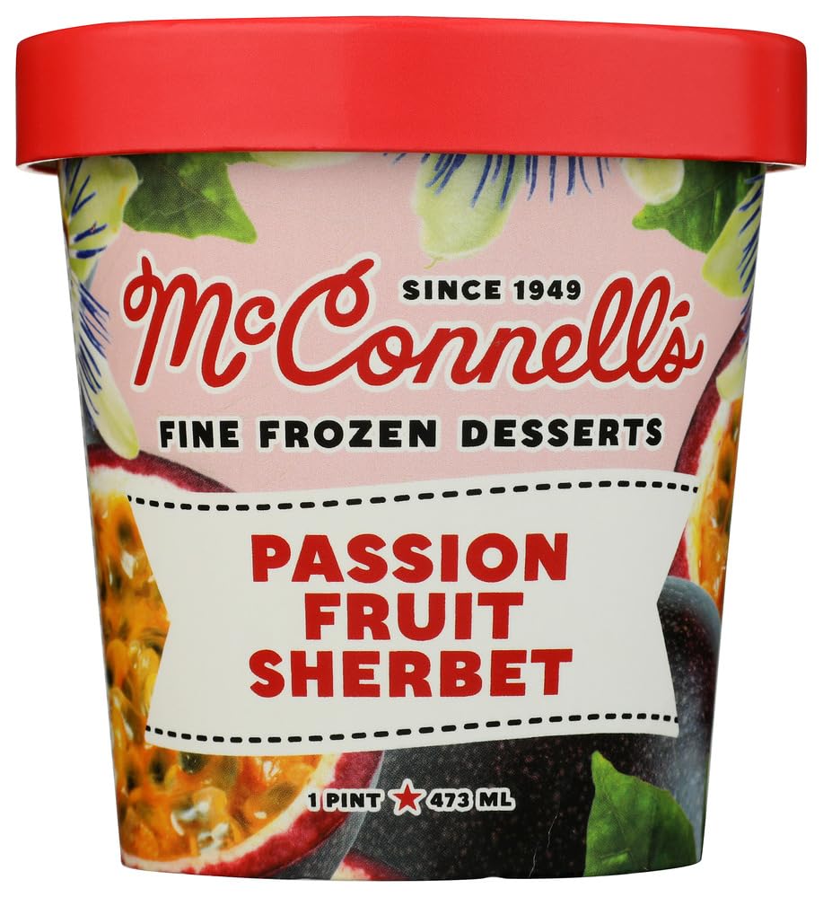MCCONNELLS Passion Fruit Sherbet, 1 PT