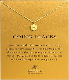 Friendship Necklaces for Women Girls Going Places Necklace Good Luck Gifts for Women Coworkers Family Good Friend Necklace with Message Card Gift