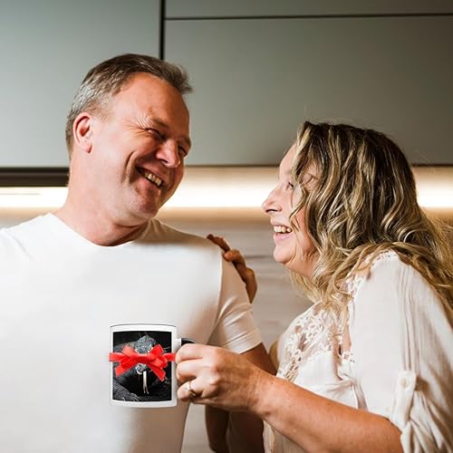 Miniatura 4 de 3dRose Komodo Dragon Tongue Out Drooling - Taza de dos tonos, 11 onzas, color negro