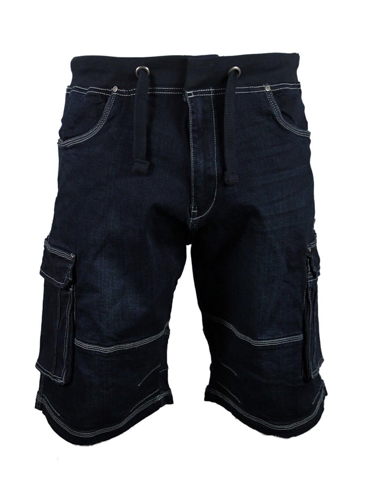KAM Big & Tall Dark Denim Shorts - Men's