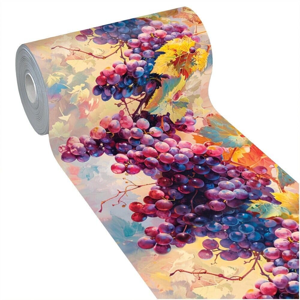 Dis_G - Alfombra de cocina antimanchas con impresión digital, suave, moderna, antideslizante, 51 x 250 cm