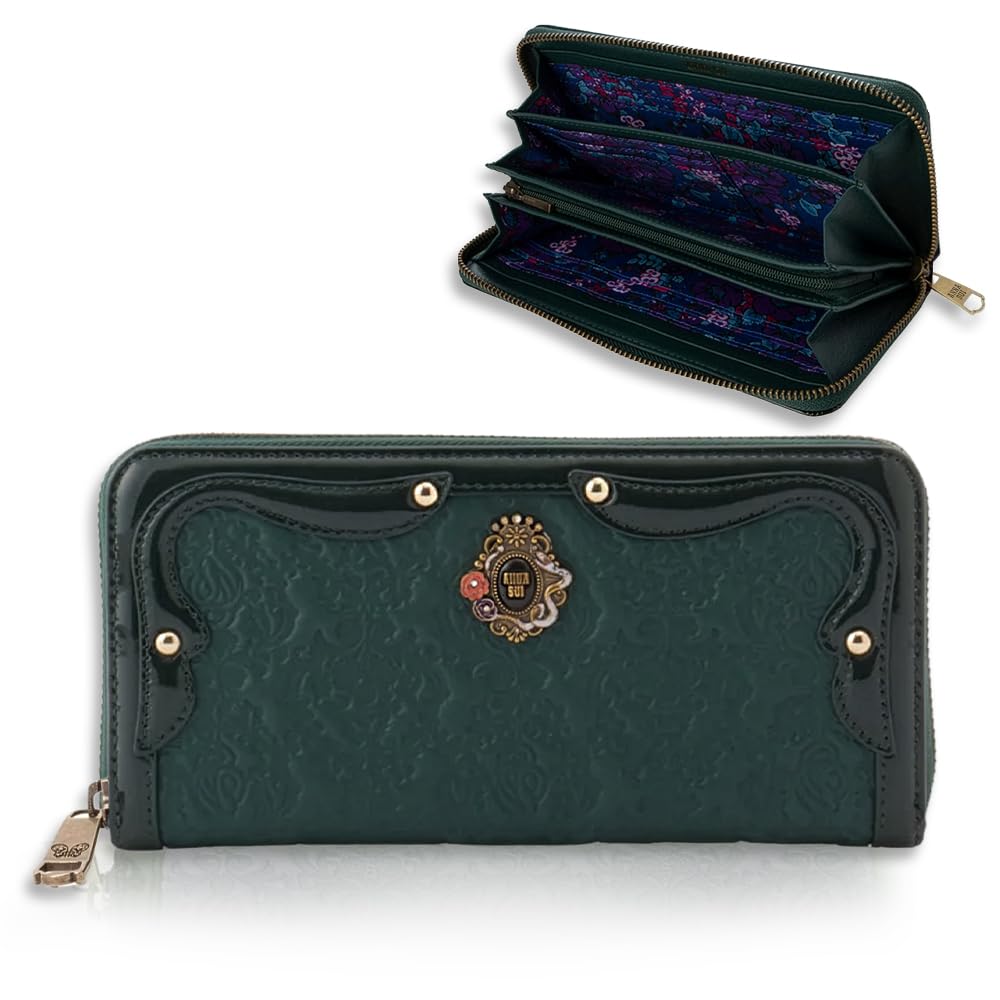 Amazon | ANNA SUI(アナスイ) セルパン ラウンドファスナー長財布 財布