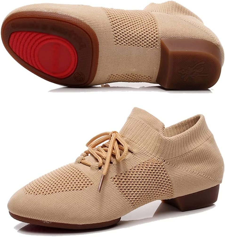Women's Lady's Girl's Teacher's Dancing Shoes Soft Pointe Ballet Jazz Dance Shoes(34)