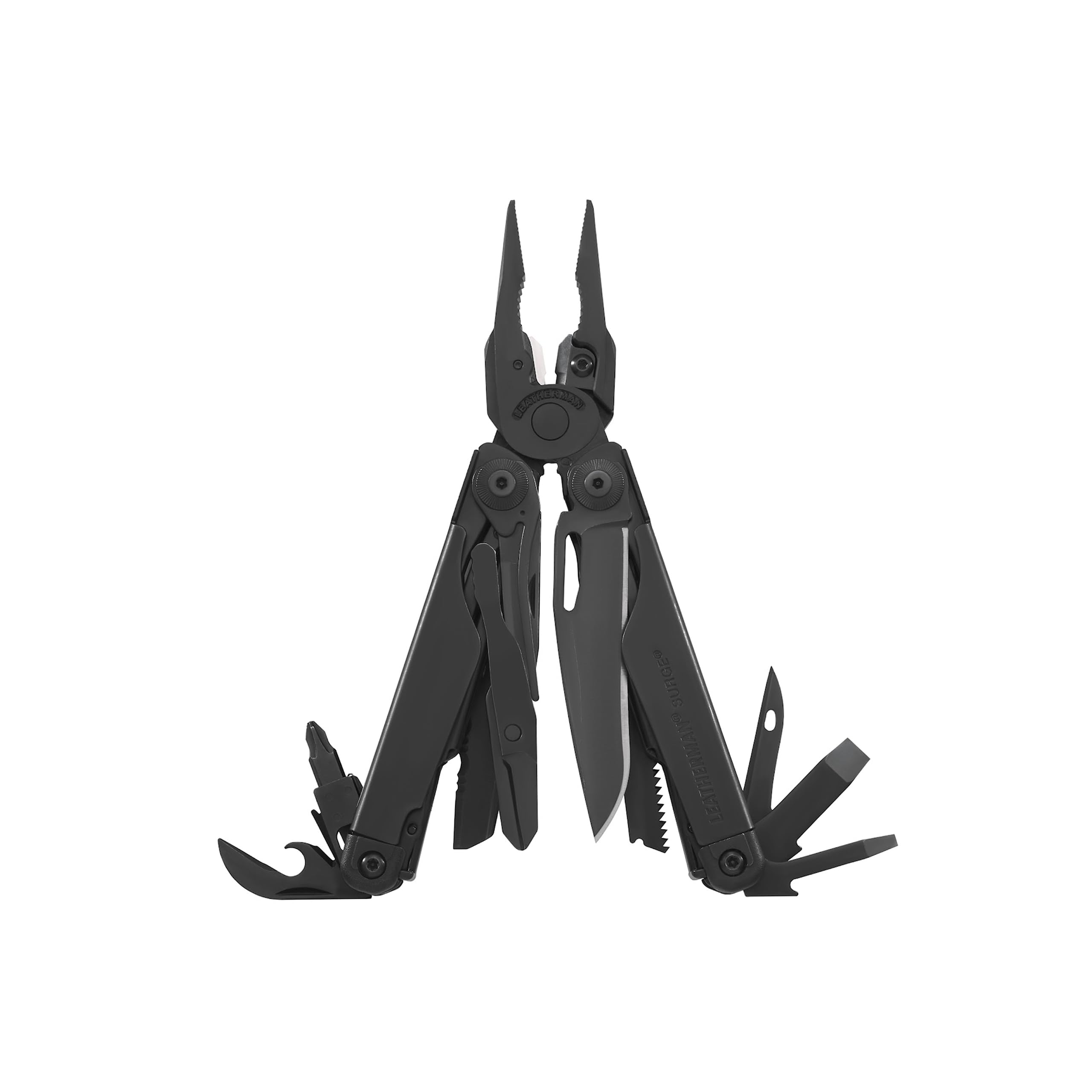 Leatherman Surge Multi-Tool - 21 strapazierfähige Werkzeuge mit Klingen - Schwarz