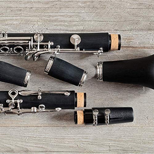 RETYLY 27 Pcs Clarinet Instrument Accessory Replacement Kit, Include 10 Neck Connection Cork and 17 Woodwind Instrument
