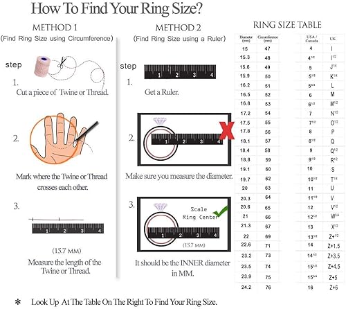 Vista 5 de Natural Gemstones Cushion Shape Statement Rings for Women - 925 Silver Plated Handmade Birthstone Vintage Style Bohemian Victorian Jewelry Ring