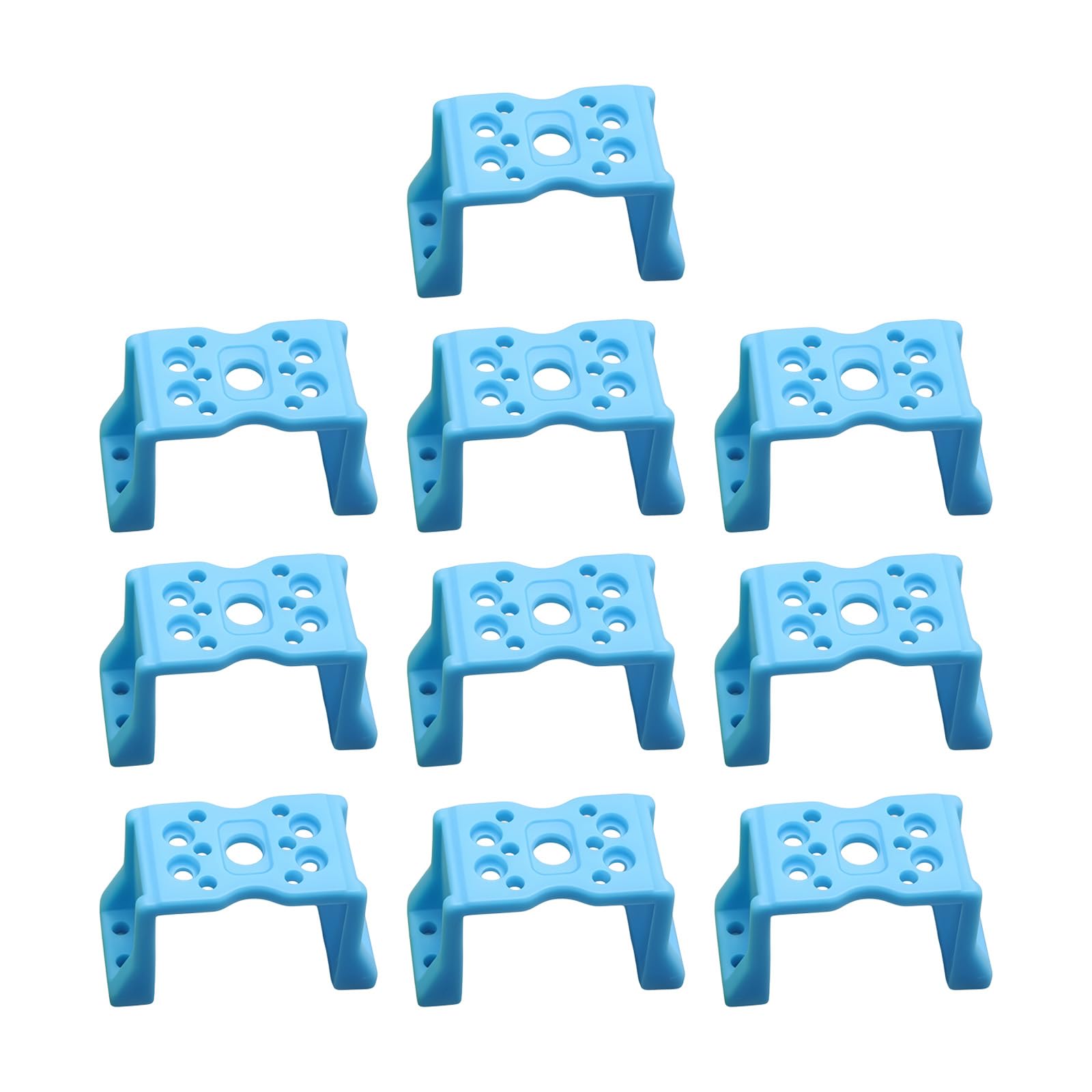 Woedpez Blue Motor Fastener Quick Install Stand For Hassle Release Assembly In Maker Projects And Hobby Set Quick Install Stand