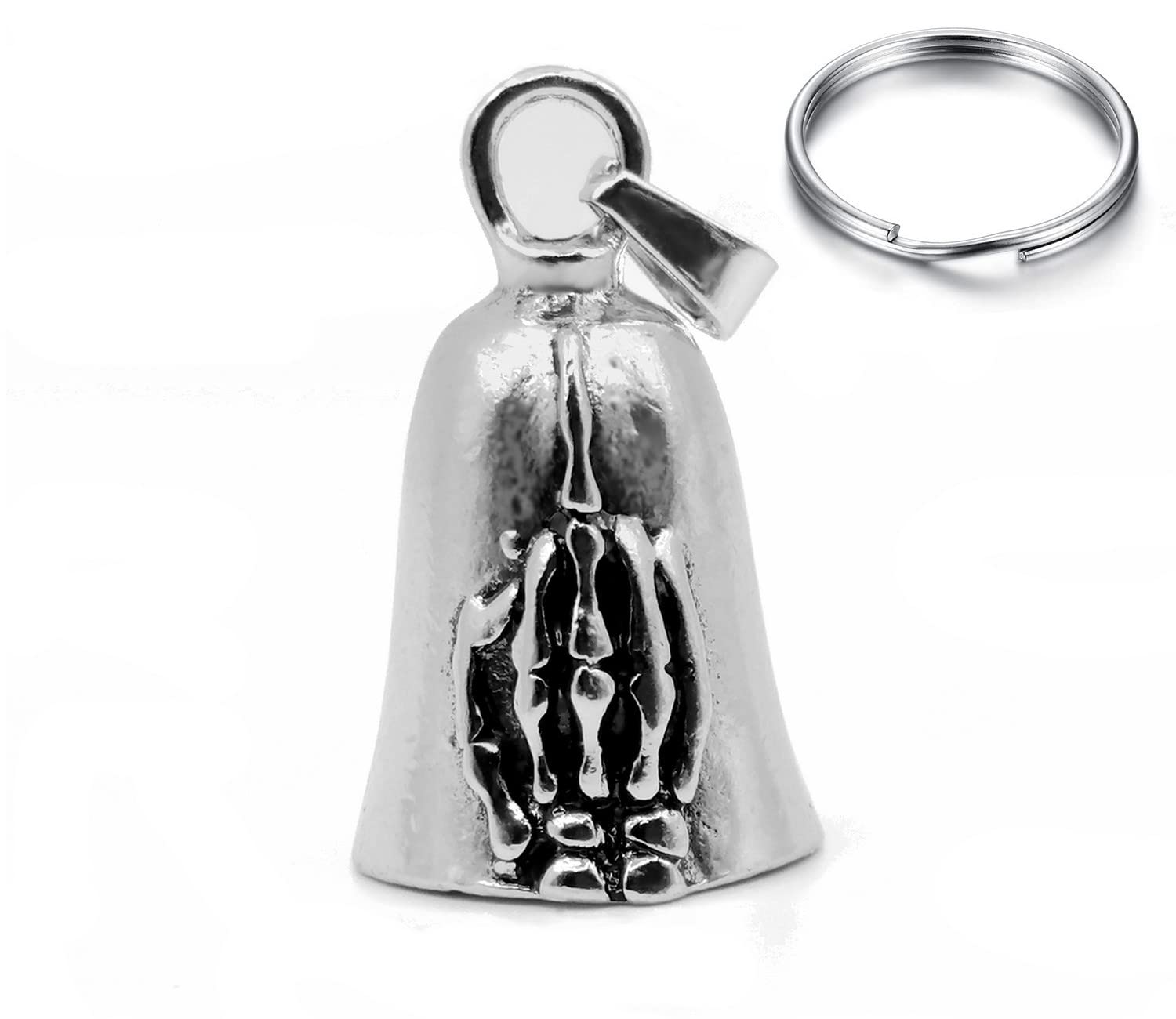 Cloche Porte-bonheur Guardian Bell – Moto – En Acier Inoxydable Titane – Chasse Les Mauvais Esprits