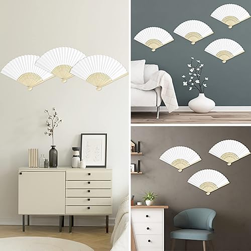 Miniatura 4 de Ter Abanicos de mano personalizados, abanicos de mano personalizados para bodas, ventiladores plegables personalizados, ventiladores a granel para