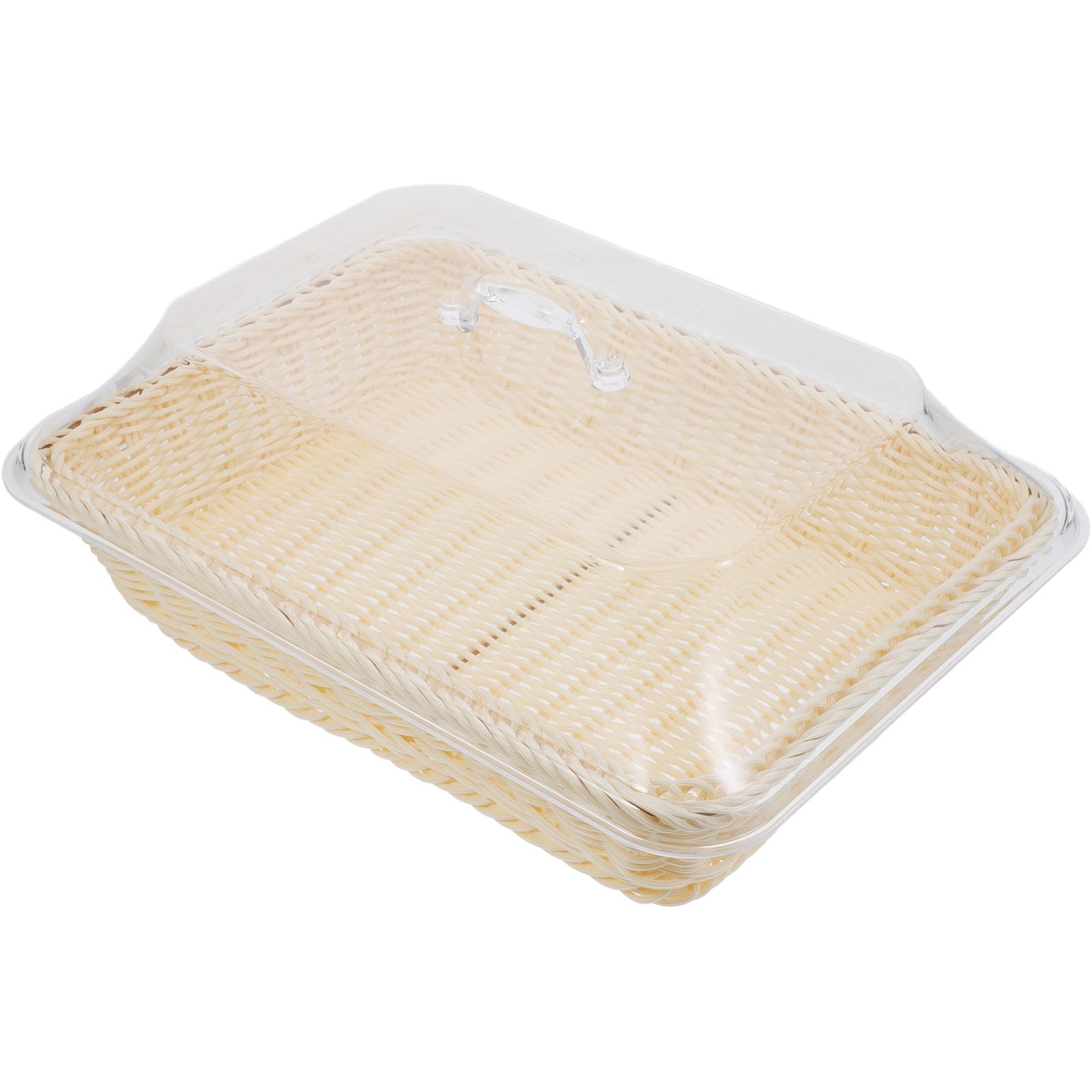 Panier tressé avec couvercle pour servir sur la table de salle à manger vos fruits