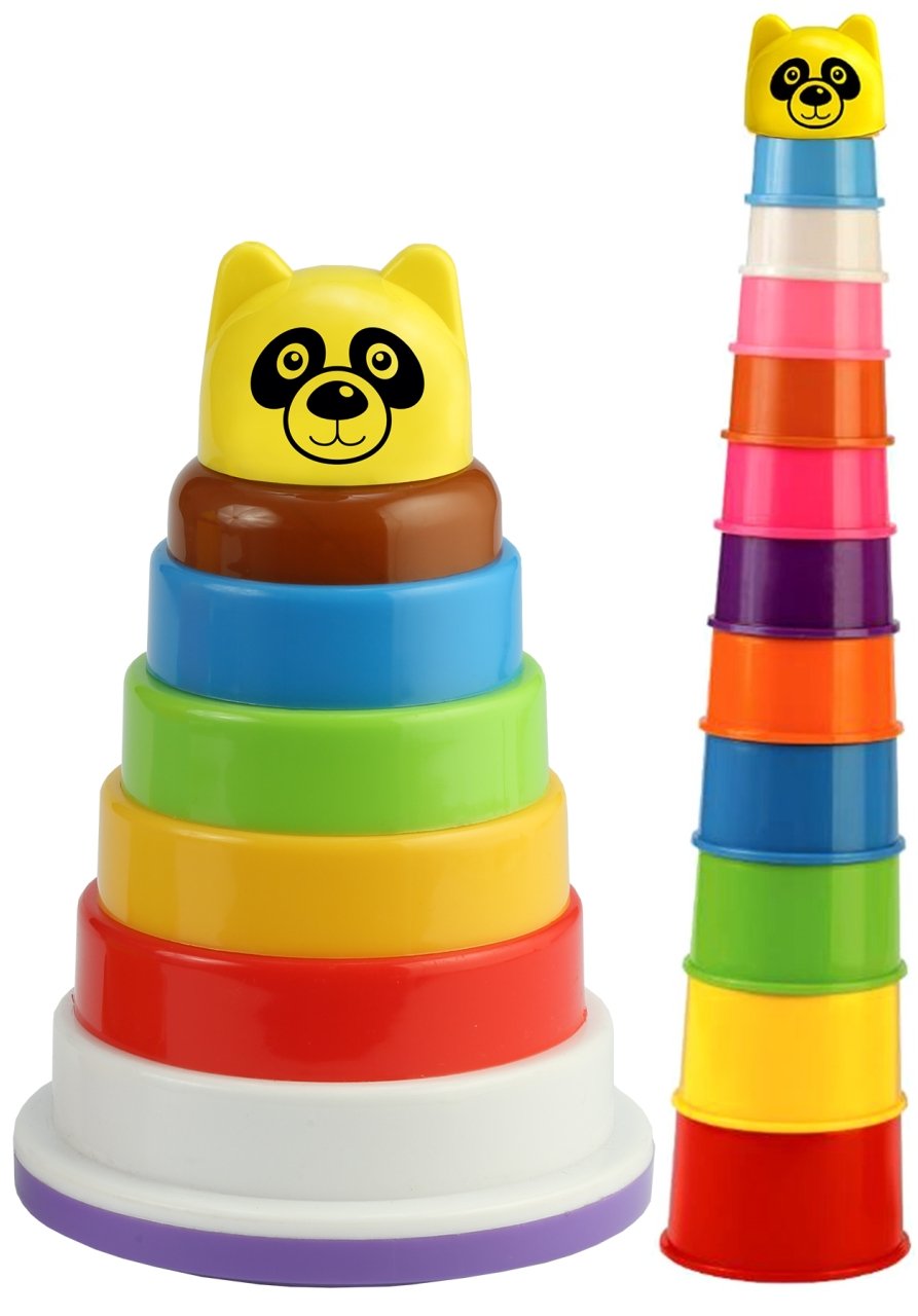 SARTHAM, Stacking Toys for Kids - Combo of 2 Toys for Toddlers (B0784MSQ32) Amazon Price History, Amazon Price Tracker
