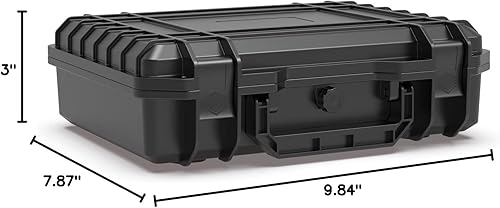 Miniatura 6 de Ant Mag Funda rígida impermeable con espuma Pick & Pluck - Interior de 9.2 x 6.5 x 2.7 pulgadas - Caja protectora de almacenamiento de viaje para
