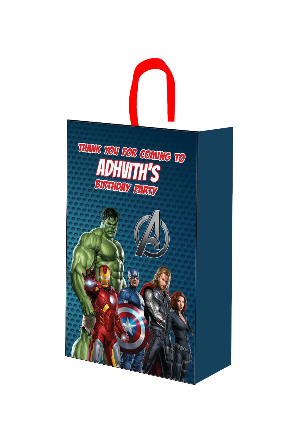WoW Party Studio Personalized Super Heroes Theme Happy Birthday Decorations Return Gift Bag with Birthday Boy/Girl Name, Medium Size, Made of 300GSM Paper - 10Pcs (B0D9DKL2KW) Amazon Price History, Amazon Price Tracker