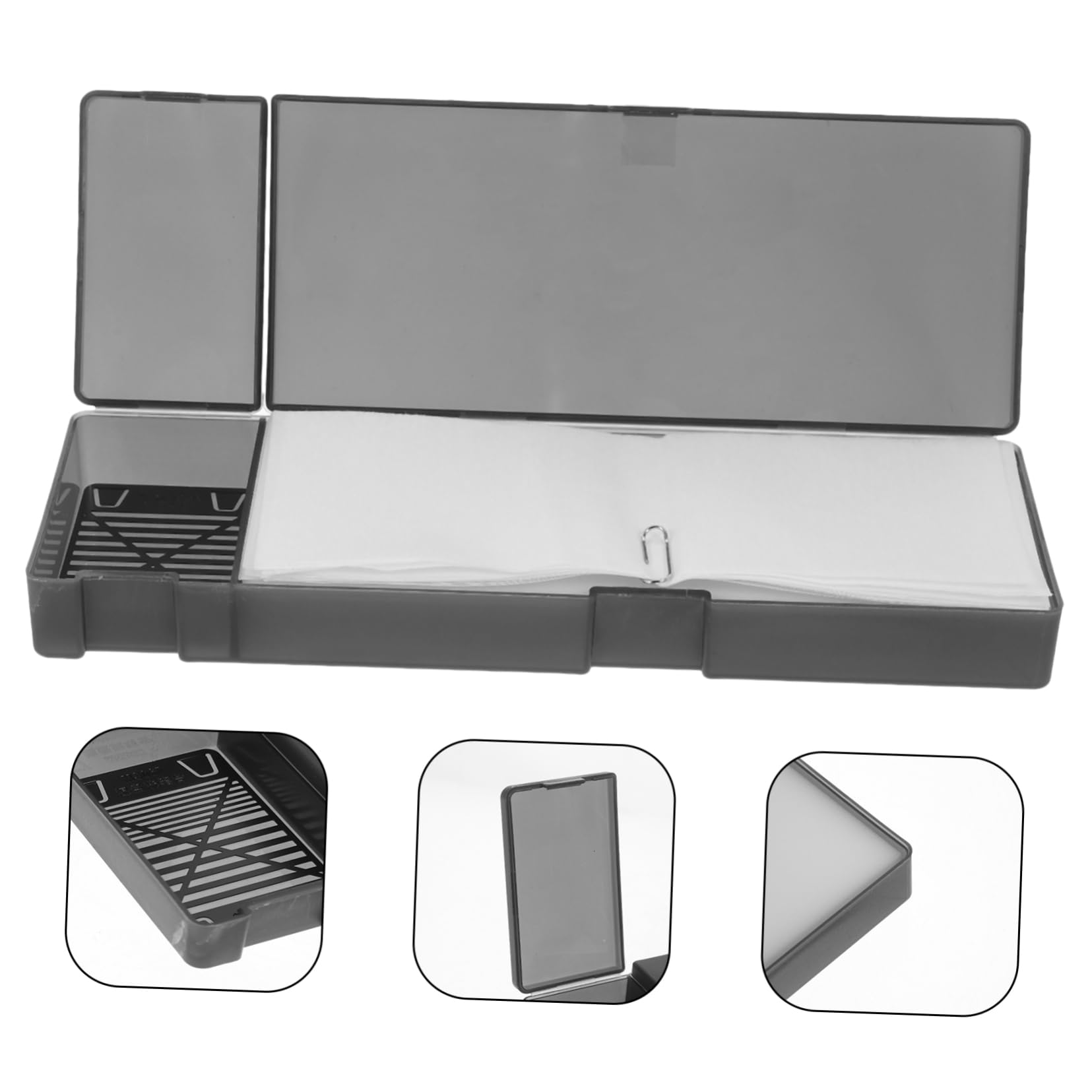 5 Ensembles Palette Humide pour Peinture de Palette de Pigments Hydratante pour Modèles Outil Portable Réutilisable pour Peintres