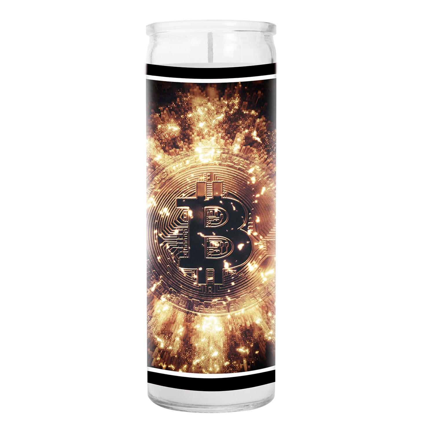 Amazon.com: Bitcoin Vela decorativa – Crypto BTC Vela votiva – Cera de soja  hecha a mano sin perfume – Regalo novedoso coleccionable : Hogar y Cocina