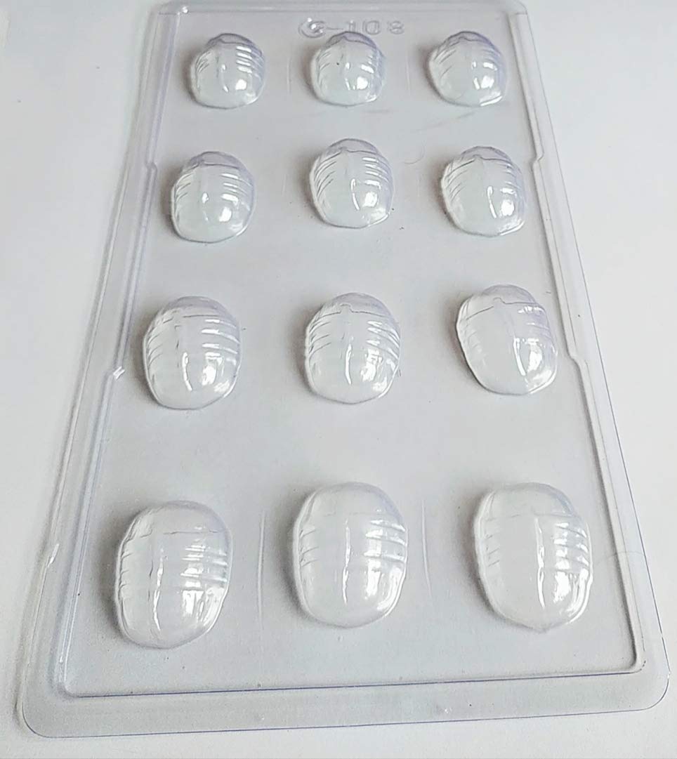 Pollar Avi Global 12 Cavity Rashi Bumb Shape Plastic Chocolate Mould Makes 12 Rashi Bumb at a time, Plastic Chocolate Moulds