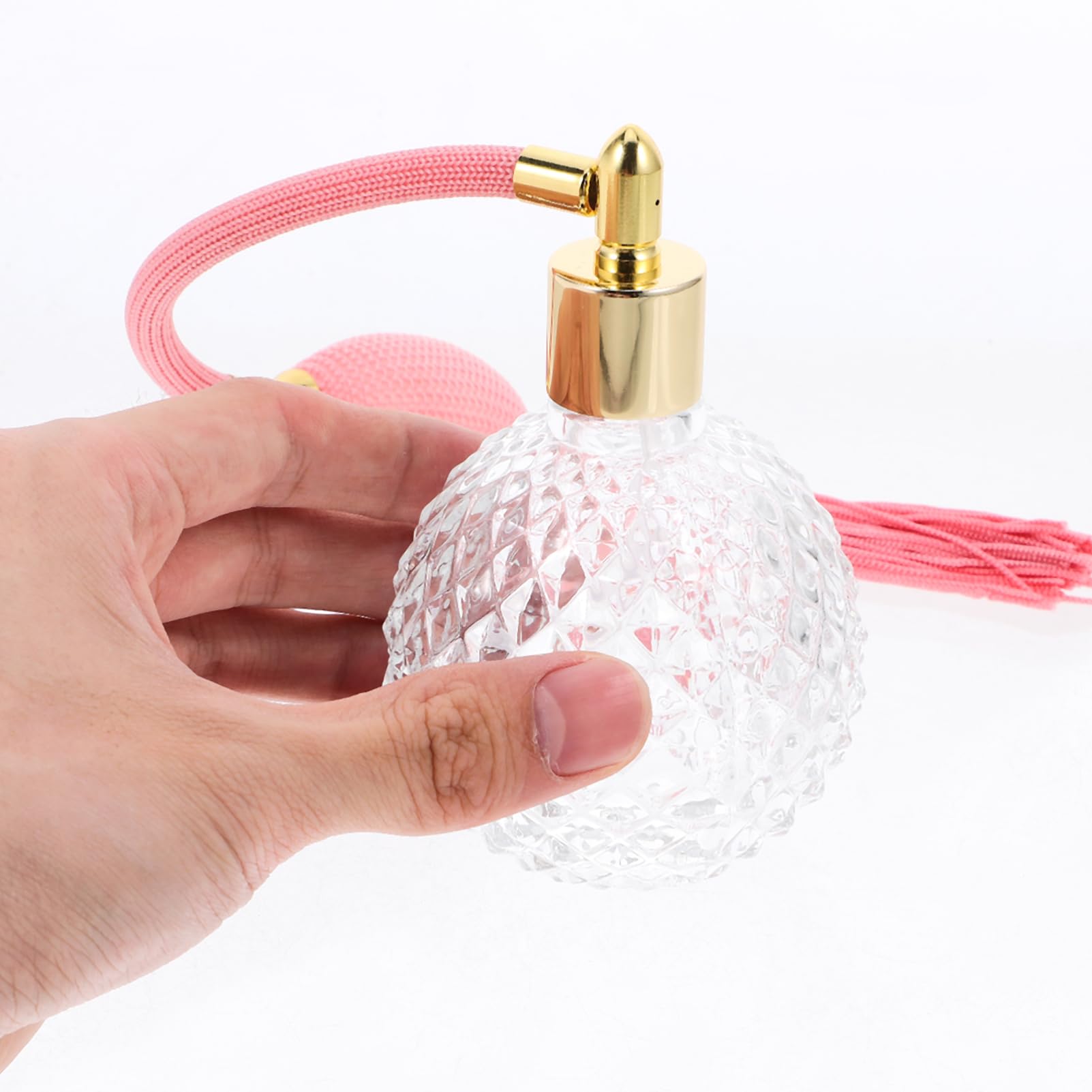 VALICLUD Pulverizador De Perfume Vacío Recargable De 100 Ml En Vidrio Acabado Fino, Adecuado Para Decoración y Uso Personal