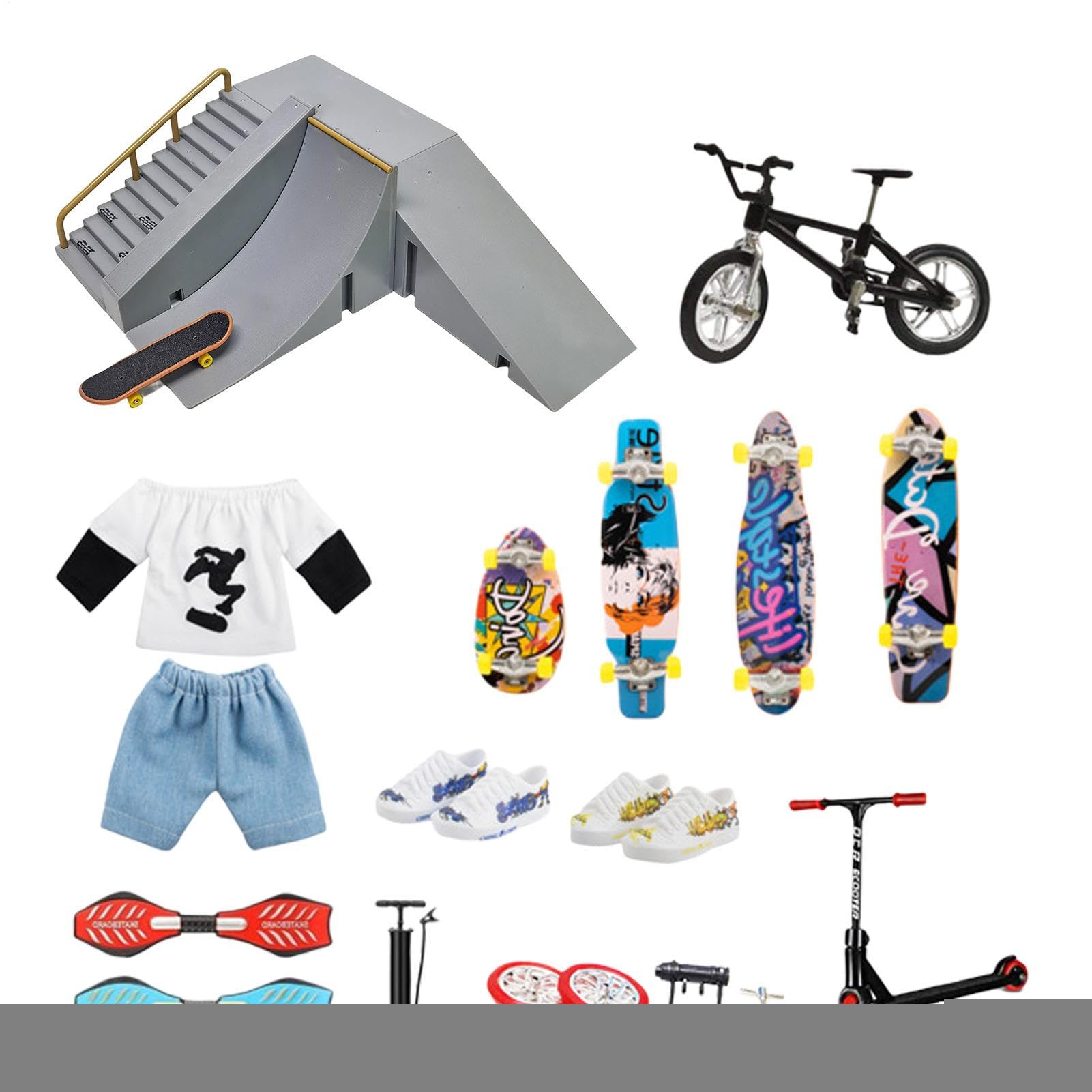 Kit pour Skateboard à Doigts - Mini kit de véhicules, Planche de Pont