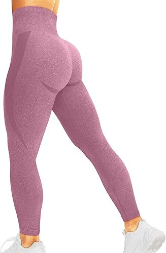 Miniatura 51 de HIGORUN - Leggings sin costuras para mujer, moldeadores, con diseño gráfico de sonrisas, de cintura alta, para el gimnasio, yoga o hacer ejercicio