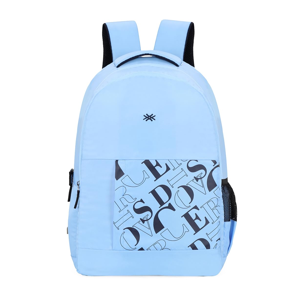 Ballad 21L Polyester Casual 2 Compartment Backpack For Unisex - Light Blue+Navy-image-9