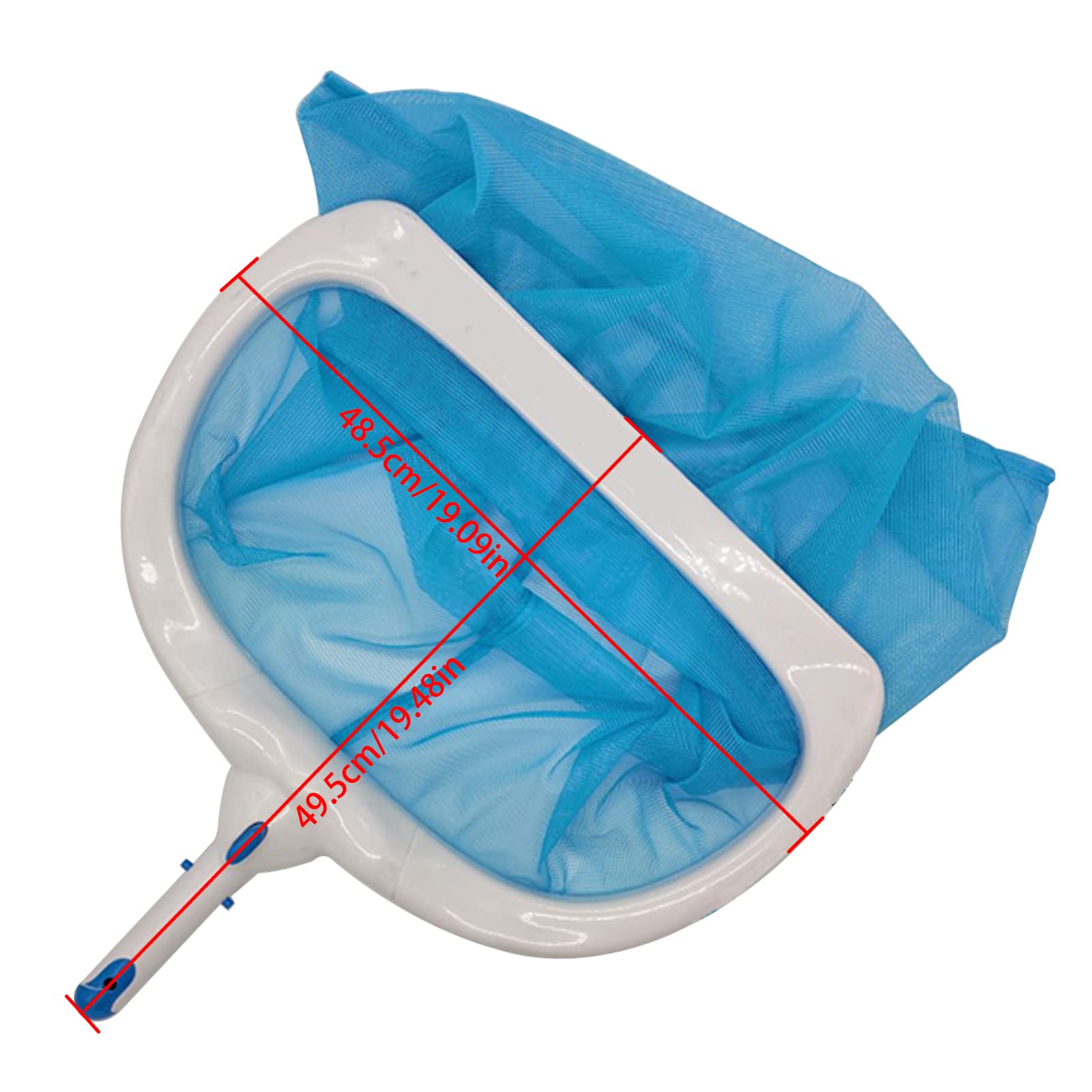Questo Skimmer per Foglie da Piscina, Skimmer Professionale per la Pulizia di Piscine, retini per Foglie, rastrelli a Maglia fine, Sacchi Profondi per la Pulizia di laghetti da Giardino, vas