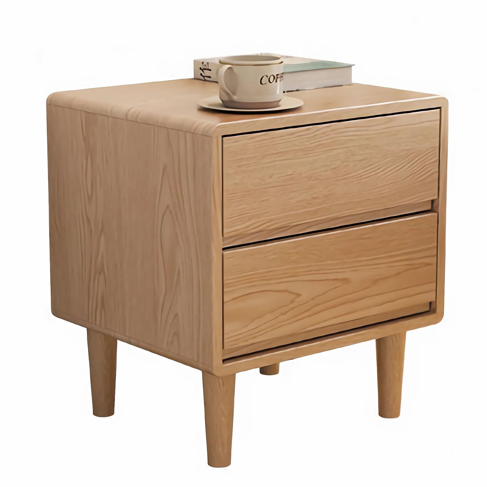 Table de chevet en chêne pour une ambiance chaleureuse
