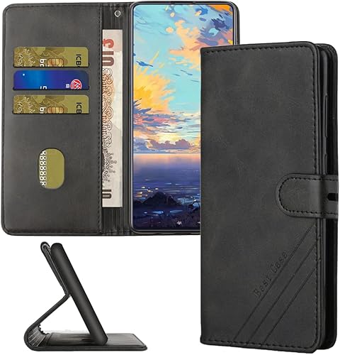 GYHOYA Funda para Xiaomi Poco X5 Pro 5G Wallet Case, Xiaomi Poco X5 Pro 5G Funda de cuero Flip Folio con tarjeteros Kickstand Característica