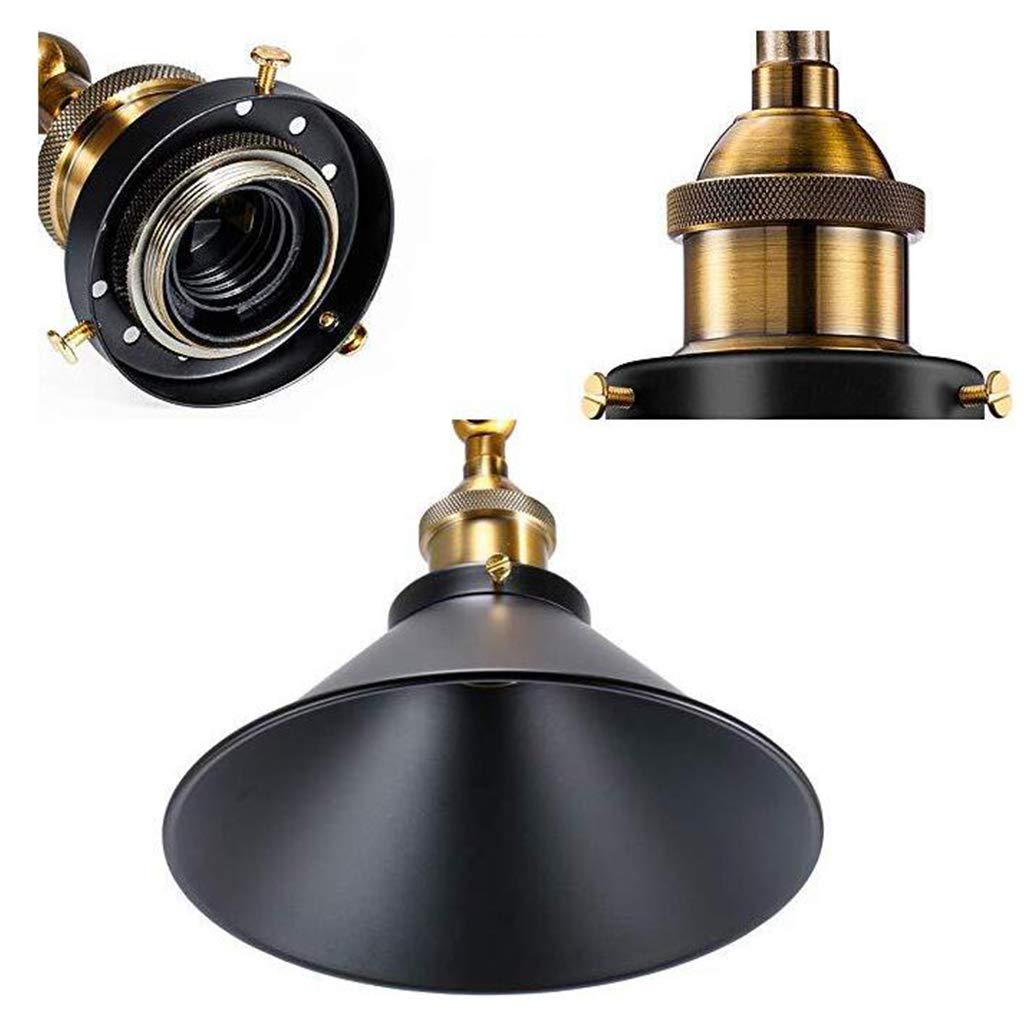 Retro Wandleuchte E27 Wandlampe Mit Kabel Für Steckdose Schwarz Modern Einstellbarer Abstrahlwinkel Flurlampe Innen Mit Schalter Bettlampe Wohnzimmer Treppenhaus Schlafzimmer Innenbeleuchtung