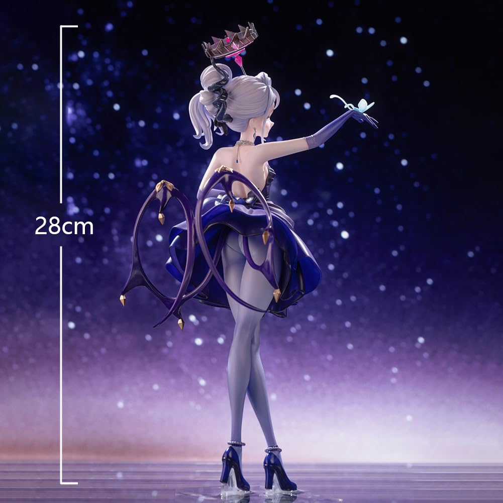 DEXSHUN Figura de Sorasaki Hina del anime, figuras de juego de anime, vestidos, figura lila, modelo PVC, estatua de manga, pieza coleccionable, ornamentos de escritorio 28cm