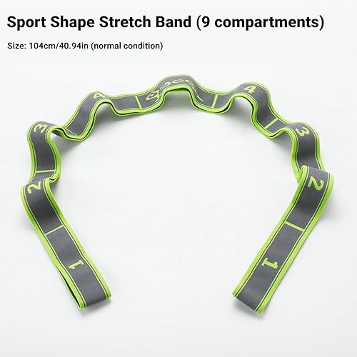 Miniatura 4 de Banda elástica Número de correa elástica Banda de estiramiento Bandas de ejercicio Equipo de yoga para ejercicio Fitness Entrenamiento Fisioterapia