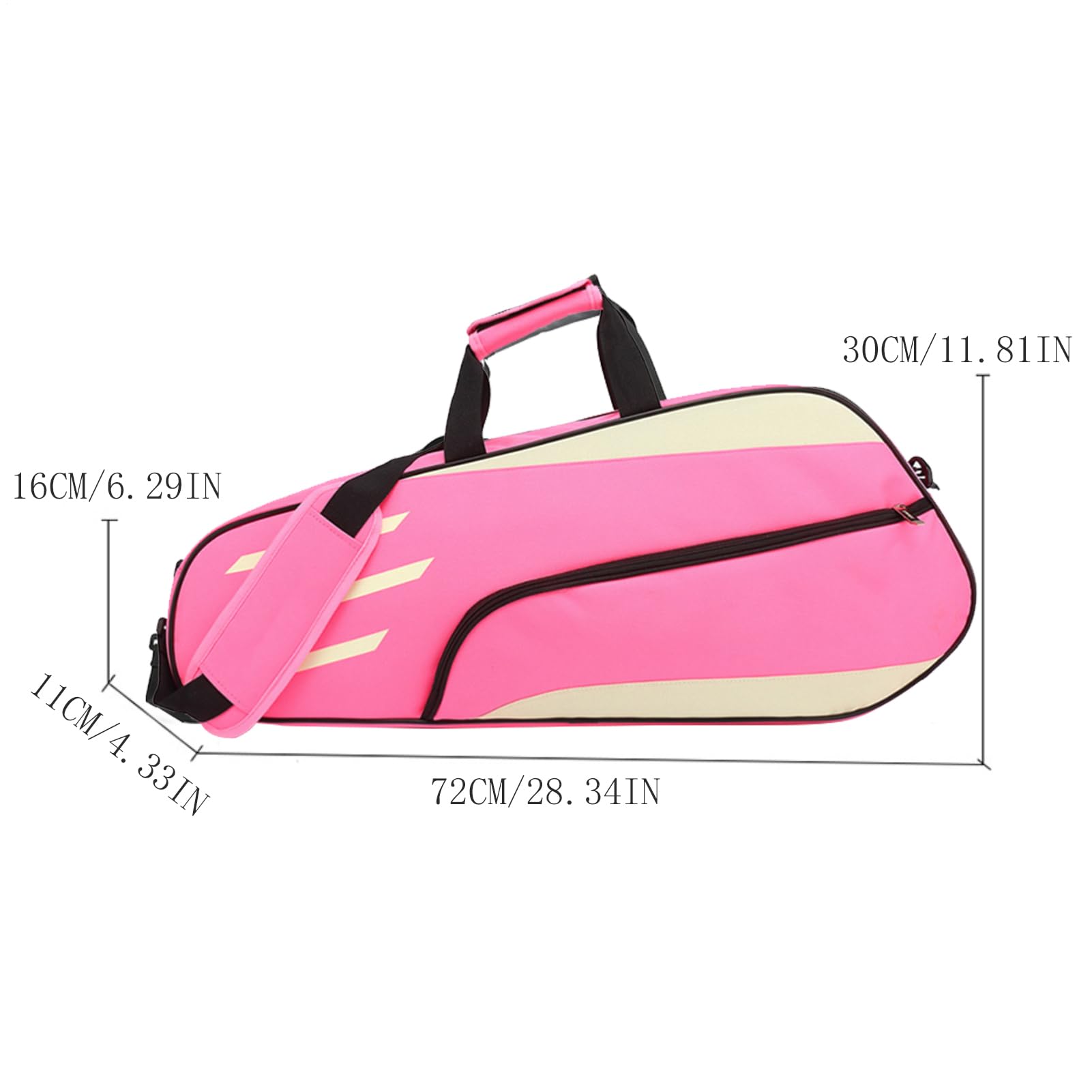 Bolsa De Raqueta De Tenis Bolsa De Raqueta De Bádminton, Cubierta De Raquetas De Bádminton, Bolsa De Almacenamiento De Hombro De Protección, Bolsas De Cubierta De Múltiples Raquetas, Fundas De Equipo