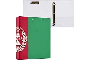 Afghanistan Flag 3 Ring Binder: The Epitome of Organization and Patriotism