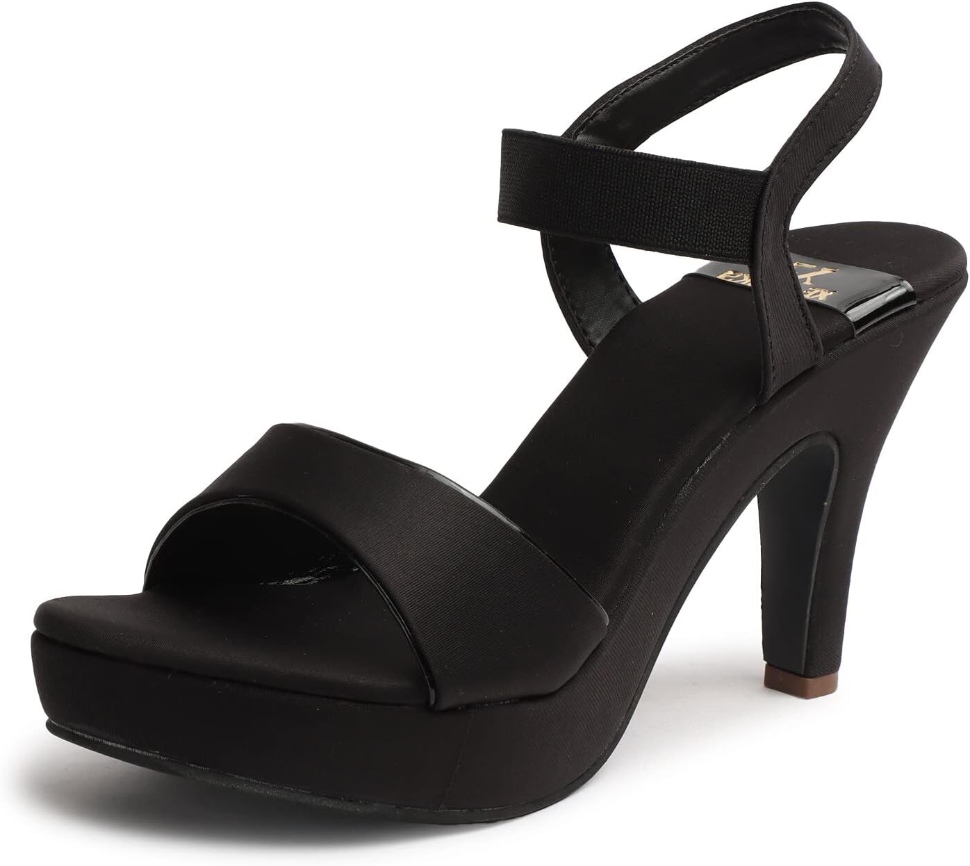 Women's Platform Pencil High Heels | Trendy & Stylish Ankle Strap Open-Toe Sandals for Girls | Cushioned Anti-Skid Sole | Comfortable Heels for Party Casual Wear