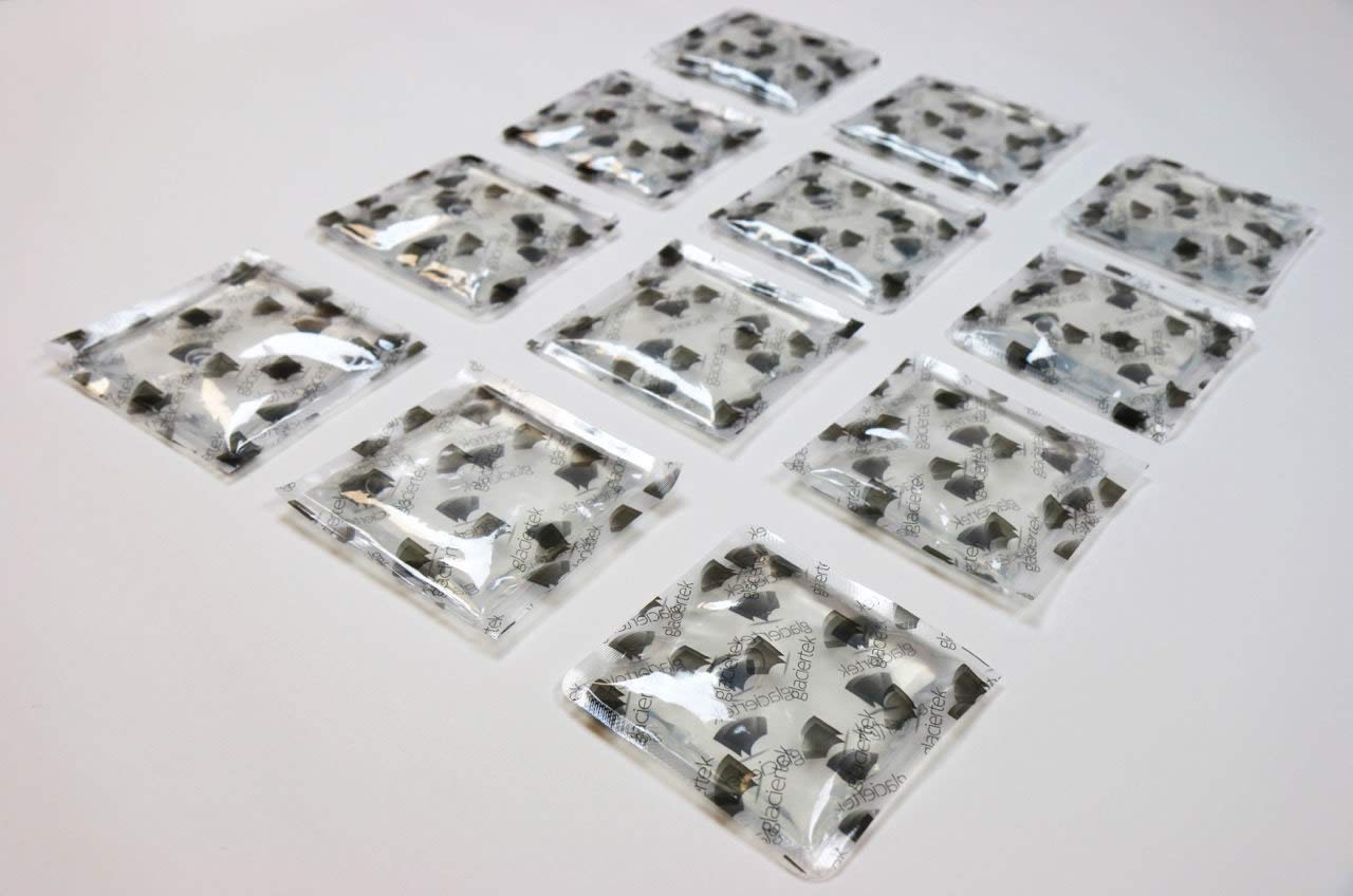 Glacier TekSpare Flex Vest Cooling Pack Set, 59 Degrees for 2.5 hours 8 Cool Packs, recharge in 30 min