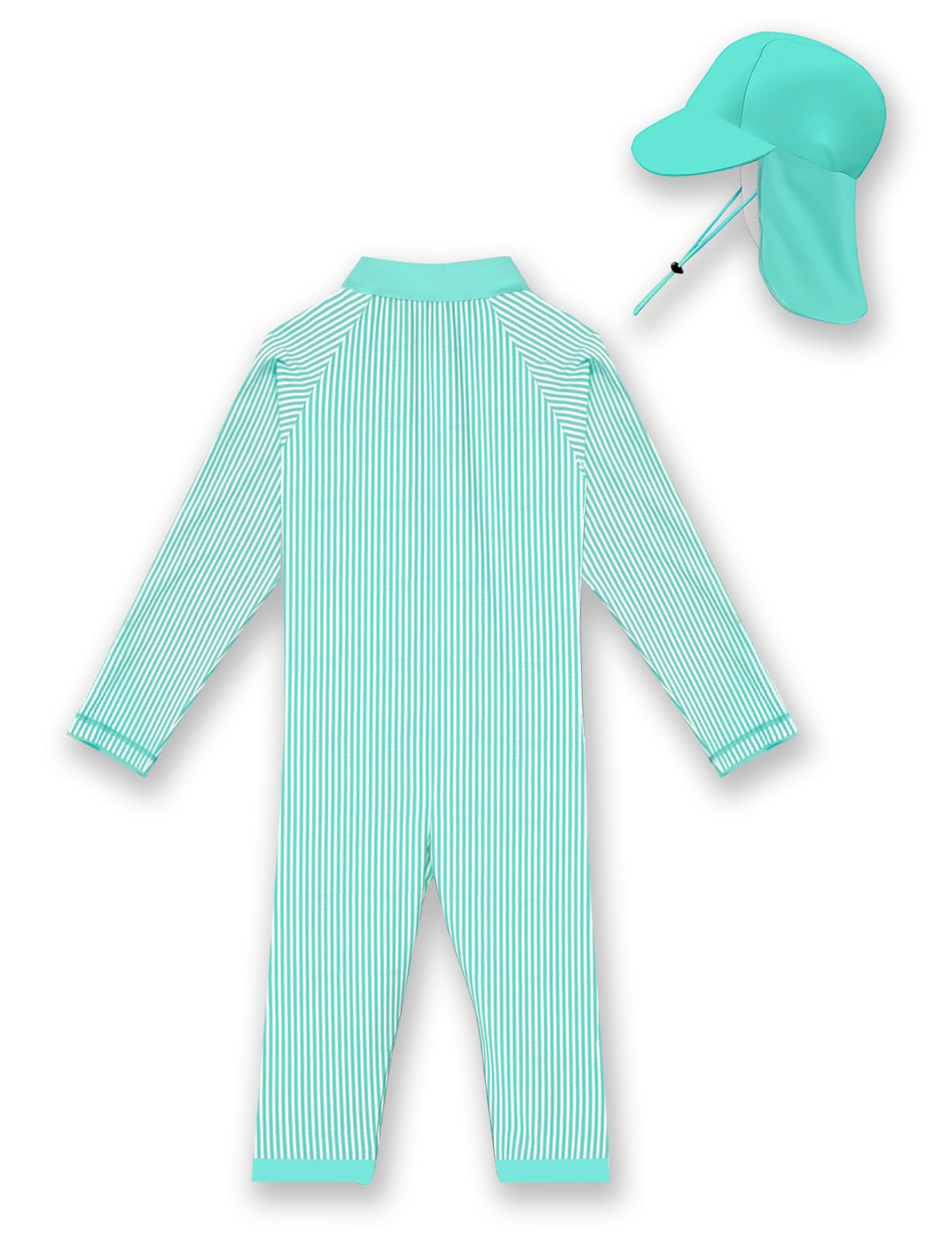 weVSwe Baby Toddler Boy Swimsuit Long Sleeve Baby Swimwear UPF 50+ Sun Protection Rash Guard Swimming Costume with Crotch Zipper 0-3 Years — view 117