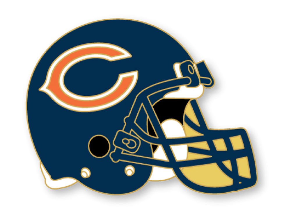 NFL Chicago Bears Helmet Pin — image 1