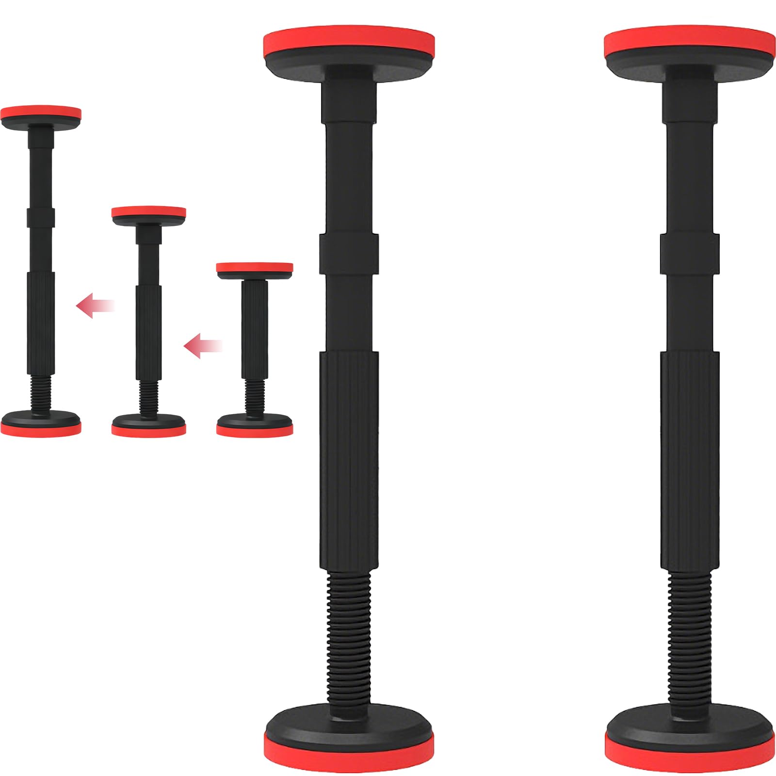 Adjustable Support Rod, 2Pcs Telescopic Pole up to 440 lbs Support 18-45cm Adjustable Lifting Bracket for Installation Cabinet Sofa Bathroom
