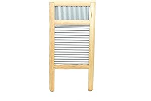 Compact Washboard Embellished with Zinnia Design