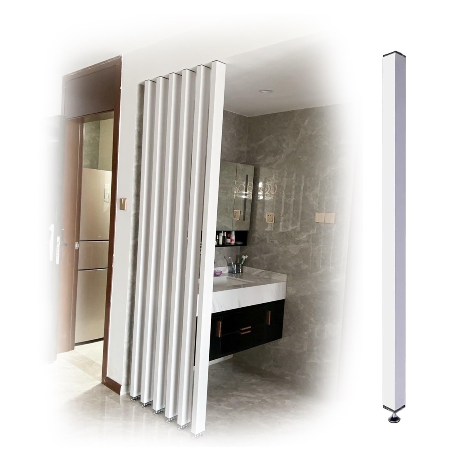 Poteau de division en aluminium Mon Design structure premium réglable 160 cm