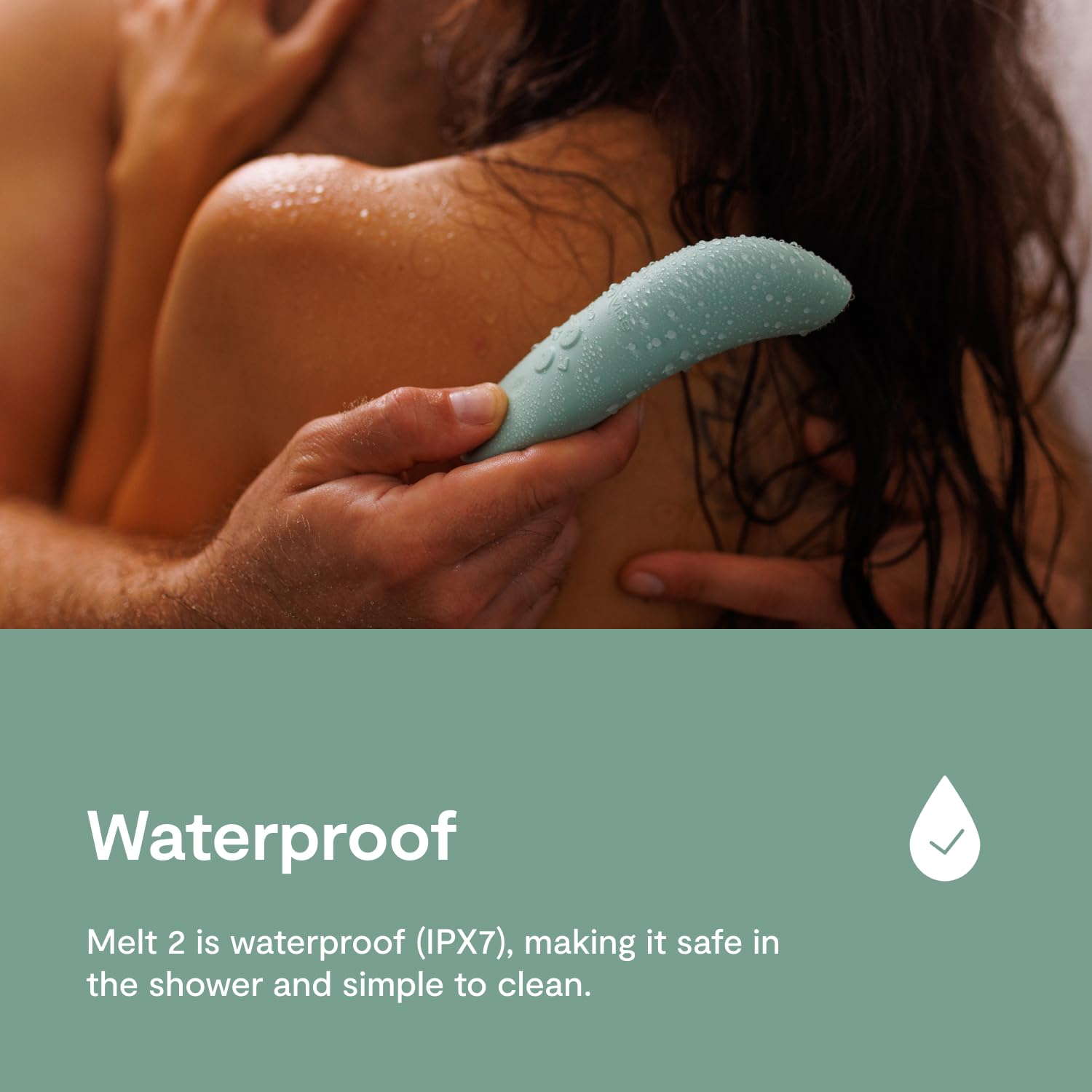 We-Vibe Melt 2 Clitoris Vibrator | Clitoral Stimulator Adult Sex Toys for Women | Clit Sucker Female Personal Massager | App Control Suction Masturbator | 12 Intensities & 6 Sucking Patterns | Sage