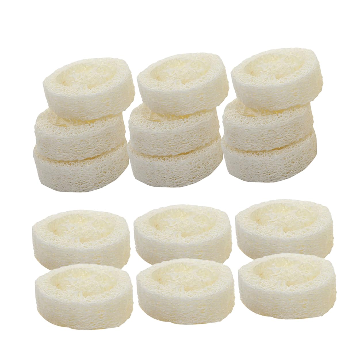 Healeved 100pezzi Spugne Da Bagno Luffa Naturale Scrub Esfoliante Per Corpo Di Spugne Per Doccia e Sapone Per Rinfrescare La