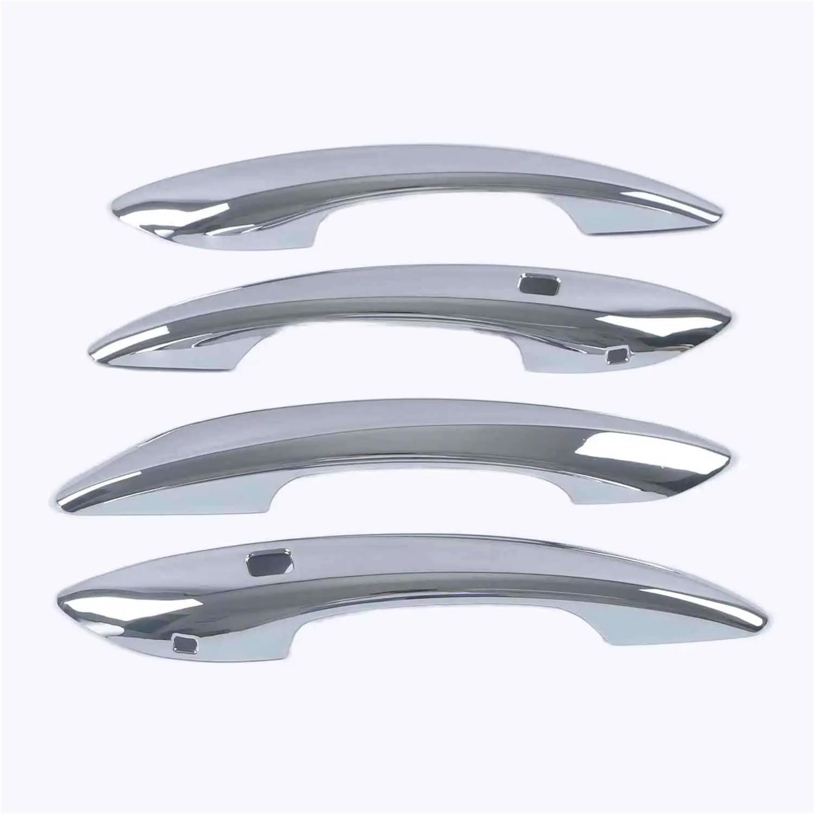 Piwine Style 4 For Hyundai For Elantra Cn7 For Avante I30 2021 2022 2023 Carbon Fiber Chrome Car Door Handle Cover Decor Sticker(Style 4)