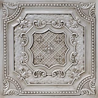 From Plain To Beautiful In Hours DCT04aw-24x24 Ceiling Tile, Antique White