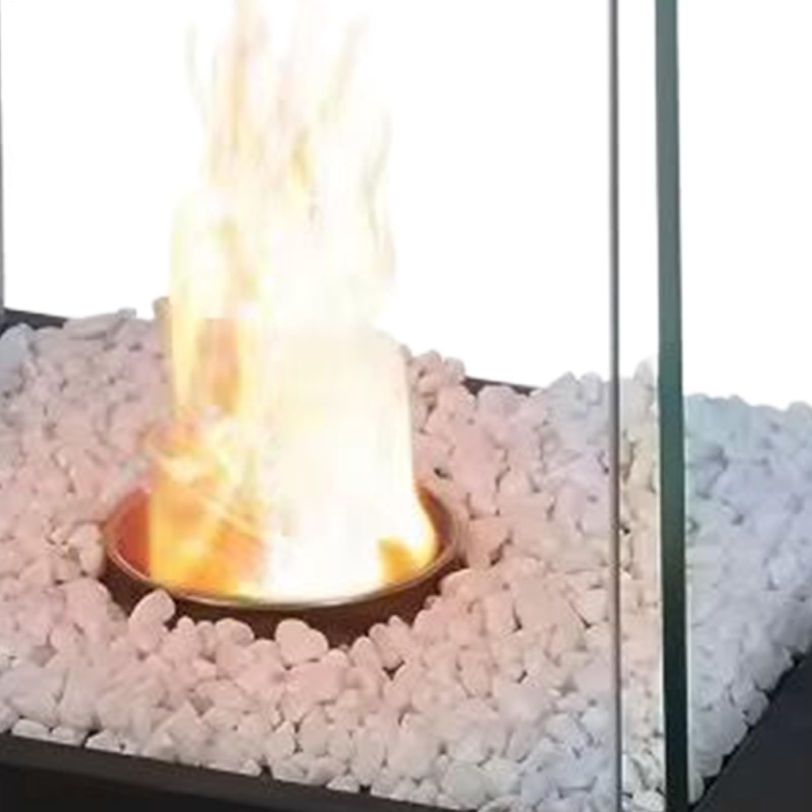 Tisch Kamin,Quadratische Und Kompakte Form | Tischkamin für den Außenbereich - für Camping Garten Zuhause Wohnzimmer Nachttisch Balkon Schlafzimmer Geburtstag und Einweihungsfeier