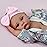 KSBD Lifelike Reborn Baby Girl - 18 inch Realistic Baby Girl Real Life Newborn Baby Dolls, Handmade Anatomically Correct Real Baby Dolls Gift Set for Kids Age 3 +