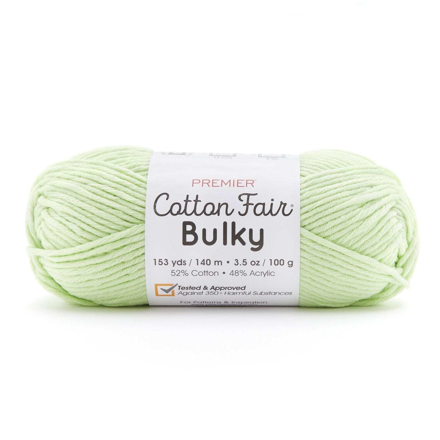 Hilo de algodón grueso Premier Cotton Fair Bulky verde 2081-16