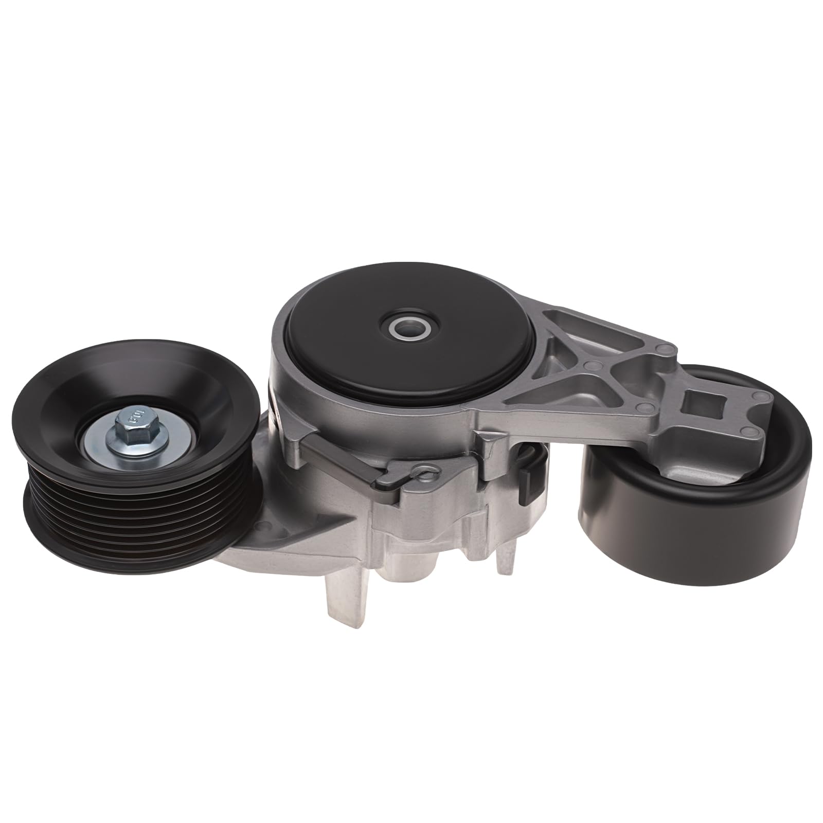 TUCAREST 38257 (For 6.0L Diesel) Accessory Drive Belt Tensioner Pulley Assembly Fit For 2003-2005 Fo-rd Excursion, 04-10 E-350 Super Duty, 03-07 F-250 F-350 Super Duty [# 3C2Z6B209CA 3C2E6B209AC]